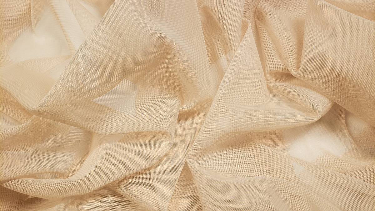 Tulle in Resplendent Carnation - All About Fabrics